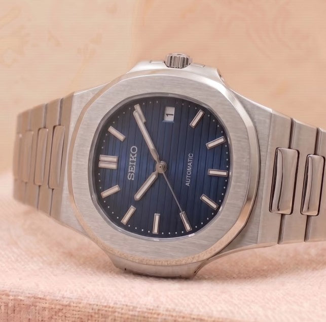 Seiko Mod Nautilus - Bleu