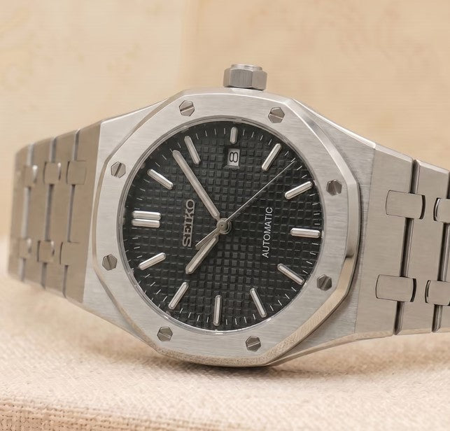 Seiko Mod Royal Oak - Noir