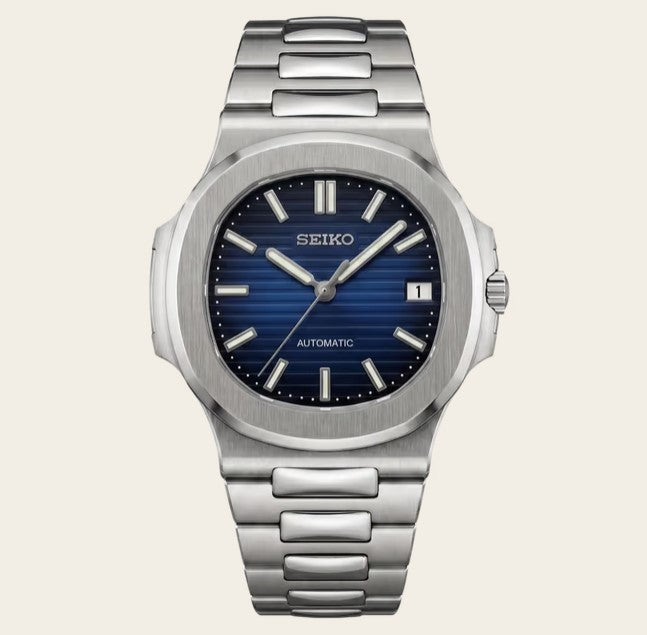 Seiko Mod Nautilus - Bleu
