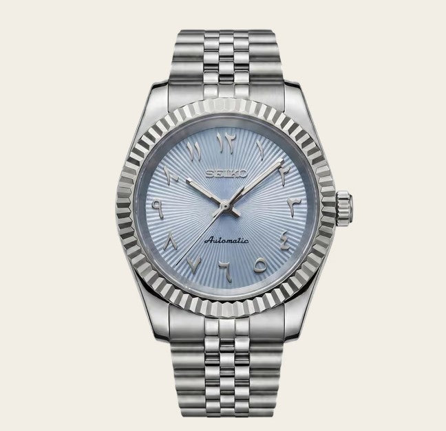 Seiko Mod Arabic Dial - Bleu Claire