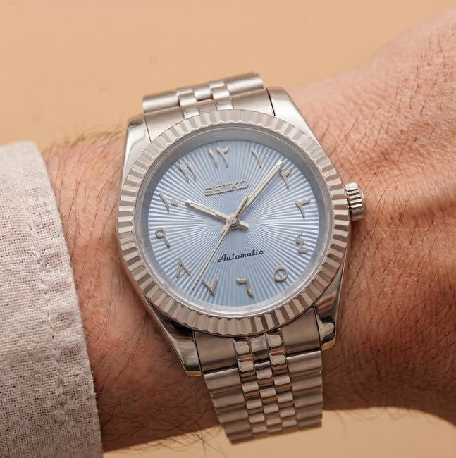 Seiko Mod Arabic Dial - Bleu Claire