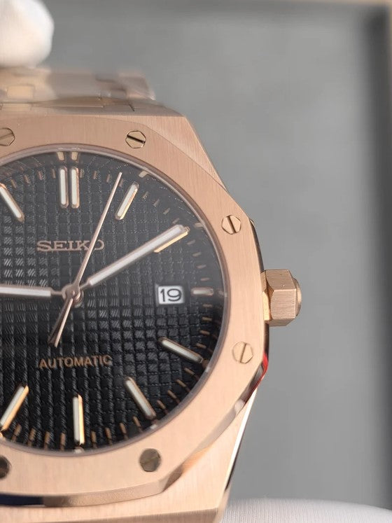 Seiko Mod Royal Oak - Rose