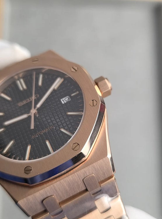 Seiko Mod Royal Oak - Rose