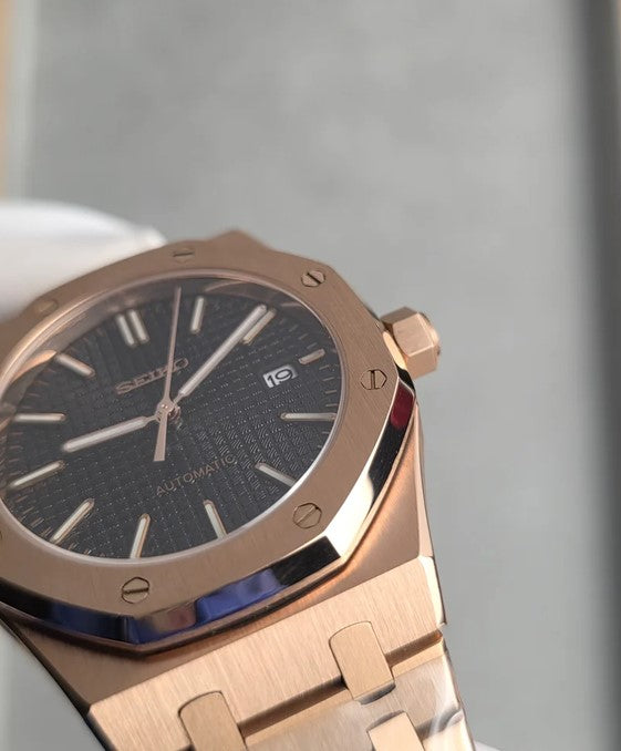 Seiko Mod Royal Oak - Rose