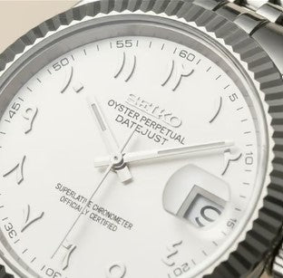 Seiko Arabic Dial - Blanc