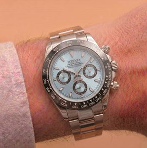 Seiko Mod Daytona - Bleu Claire