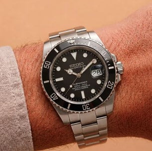 SEIKO MOD SUBMARINER - Noir