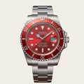 SEIKO MOD SUBMARINER - Rouge