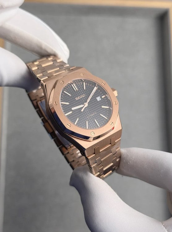 Seiko Mod Royal Oak - Rose